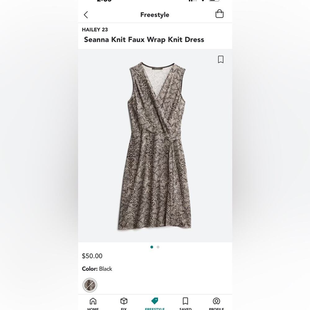 Hailey 23 Seanna Knit Faux Wrap Knit Dress - NWOT - Size M - Picture 11 of 11